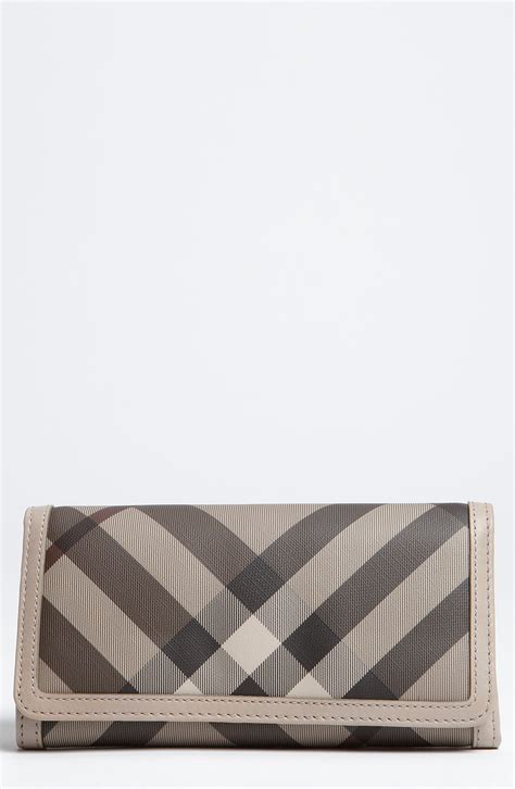 burberry smoked check wallet black|Burberry small wallet.